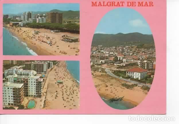 Postales: BARCELONA ESCRITA MALGRAT DE MAR - Foto 1