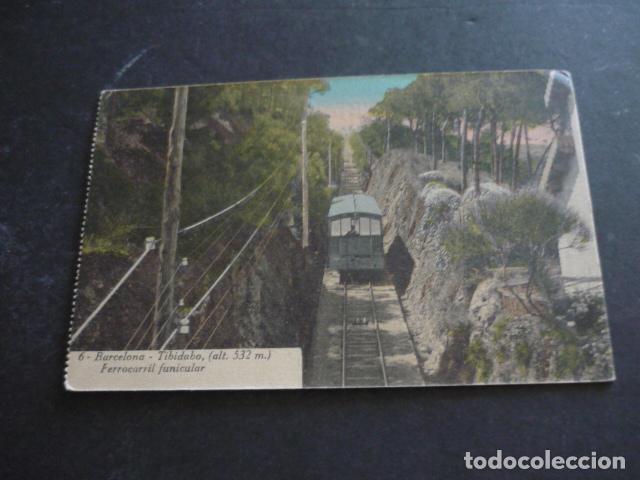 Postales: BARCELONA TIBIDABO FERROCARRIL FUNICULAR - Foto 1