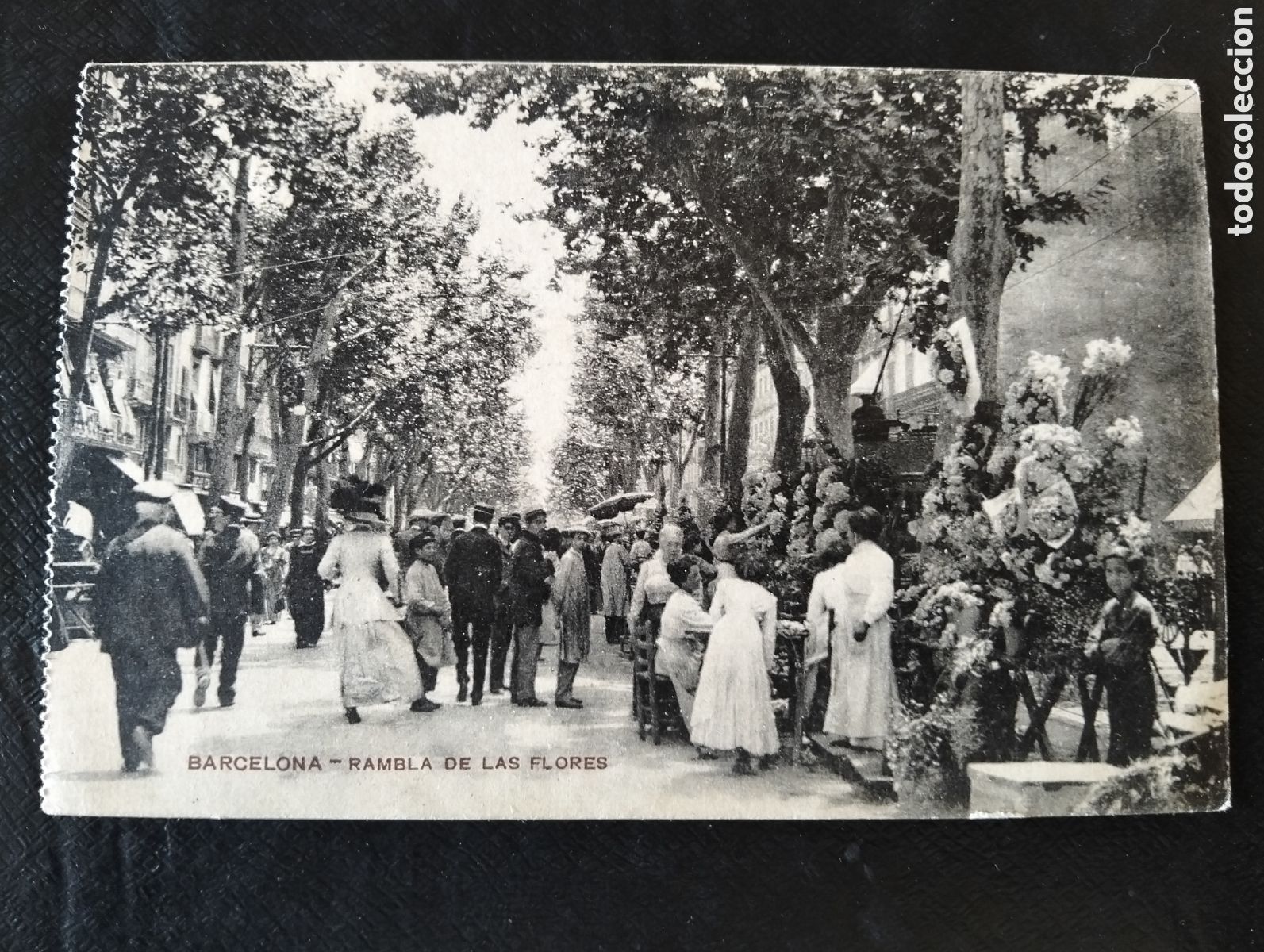 Postales: BARCELONA RAMBLA DE LAS FLORES - Foto 1