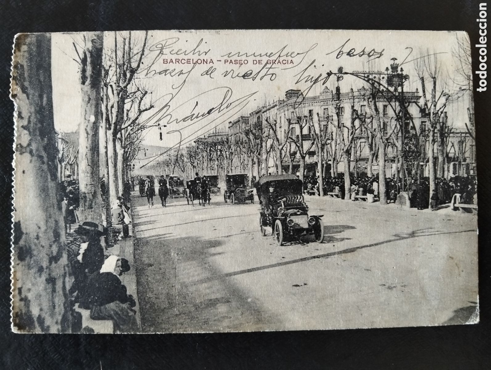 Postales: BARCELONA PASEO DE GRACIA - Foto 1