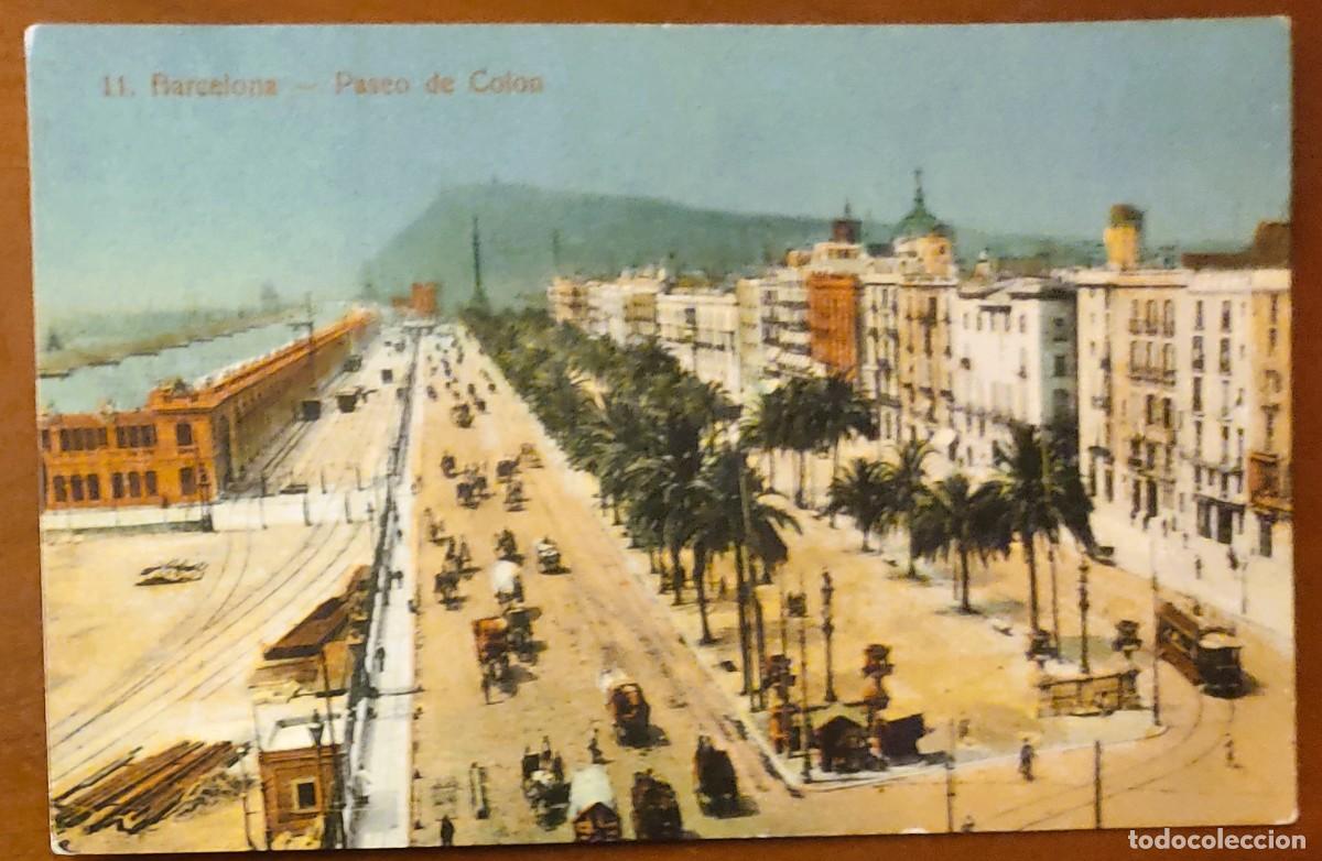 Postales: 11. BARCELONA - PASEO DE COL&Oacute;N - Foto 1