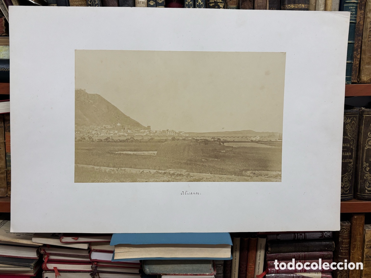 Postkarten: ALB&Uacute;MINA LAURENT circa 1858 VISTA DE ALICANTE. PRIMERA FOTOGRAF&Iacute;A DE ALICANTE. 20,50X33 CM