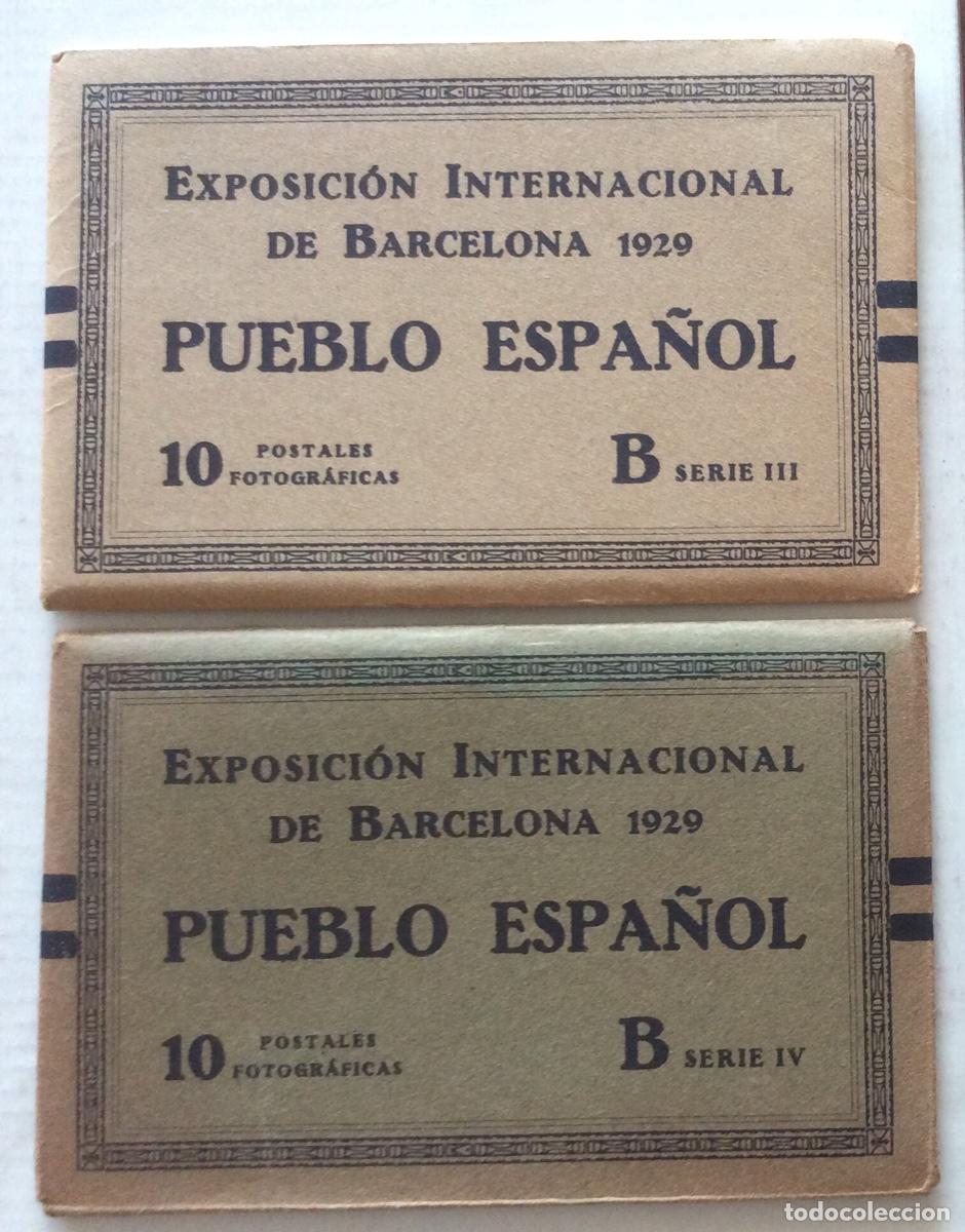 Cartoline: 2 ESTUCHES CON 10 POSTAL FOTOGR&Aacute;FICA CADA UNO EXPOSICI&Oacute;N INTERNACIONAL 1929 BARCELONA