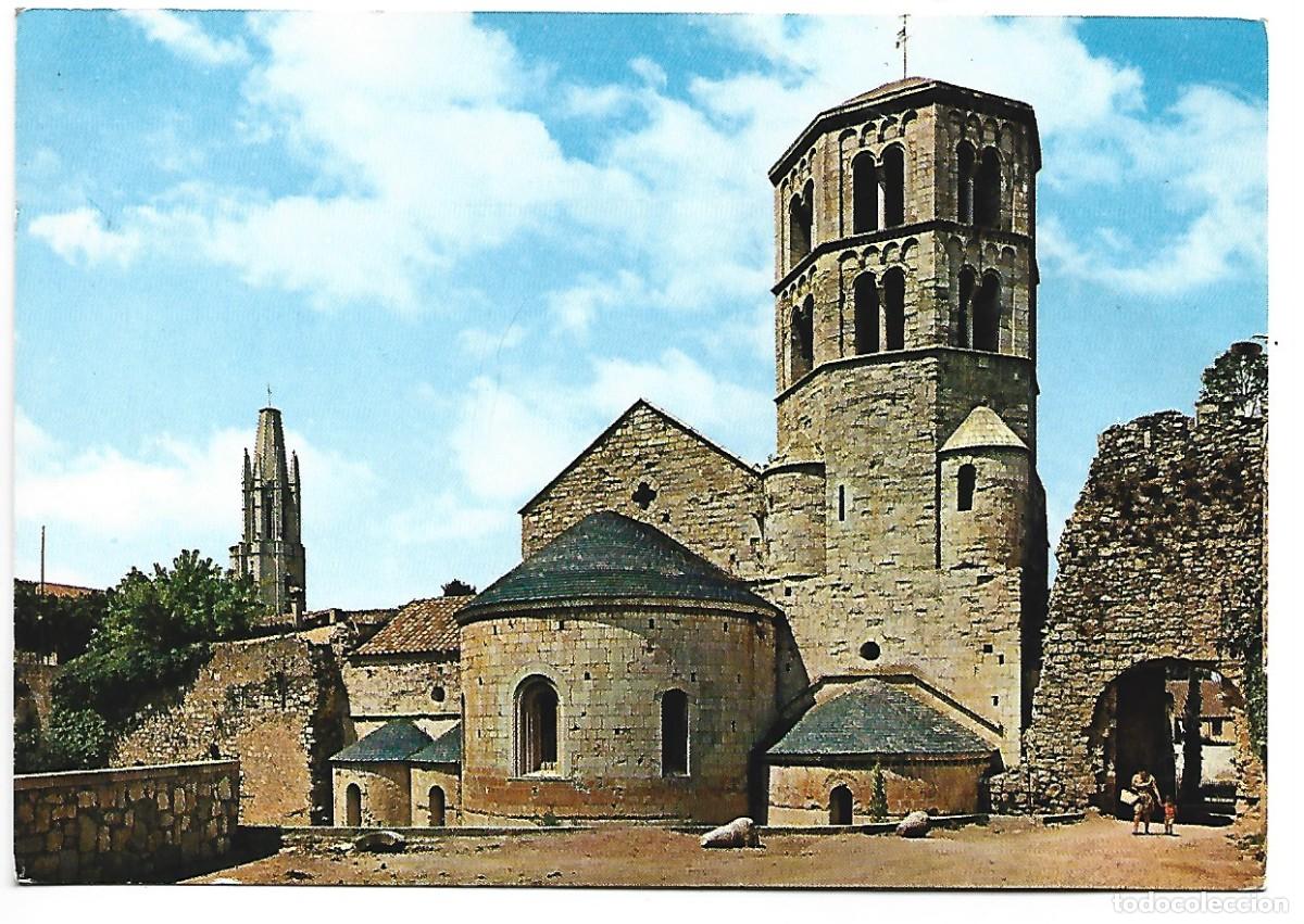 Postales: IGLESIA DE SAN PEDRO GALLIGANS.- GERONA - Foto 1