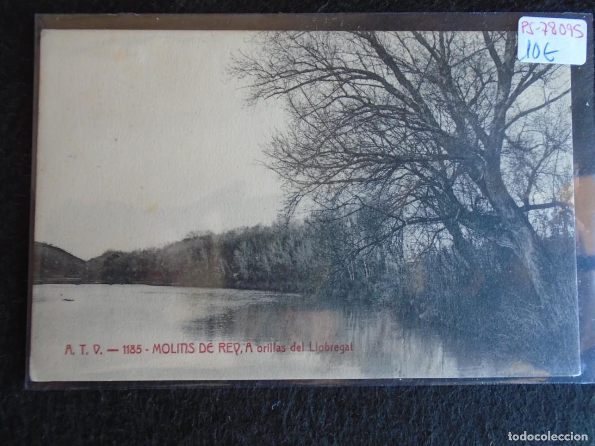 Postales: (PS-78095)POSTAL DE MOLINS DE REY-A ORILLAS RIO LLOBREGAT.A.T.V.1185