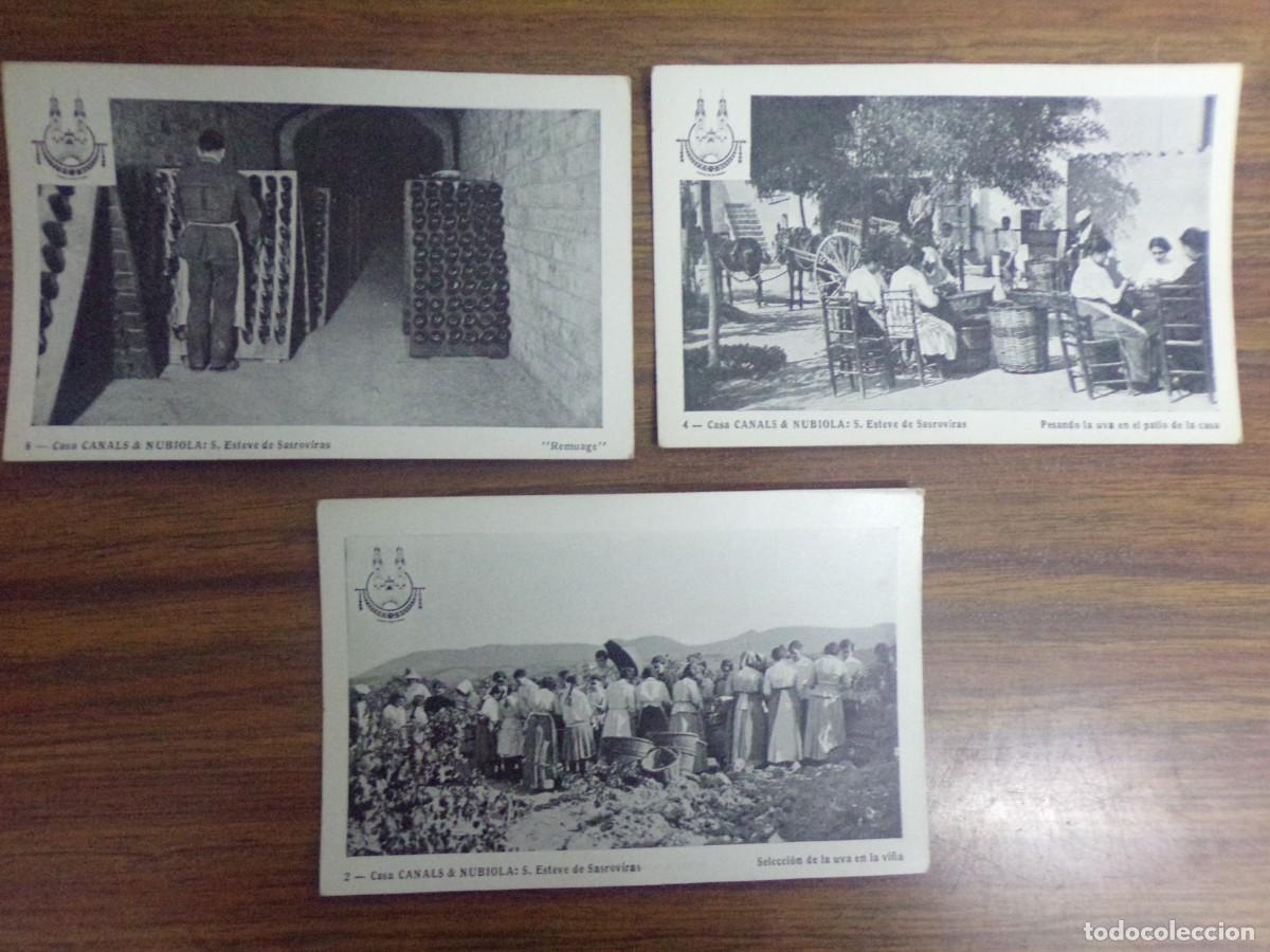 Postales: Lote de 3 postales antiguas de Casa Canals y Nubiola: S. Estebe de Sasroviras. Catalu&ntilde;a - Espa&ntilde;a