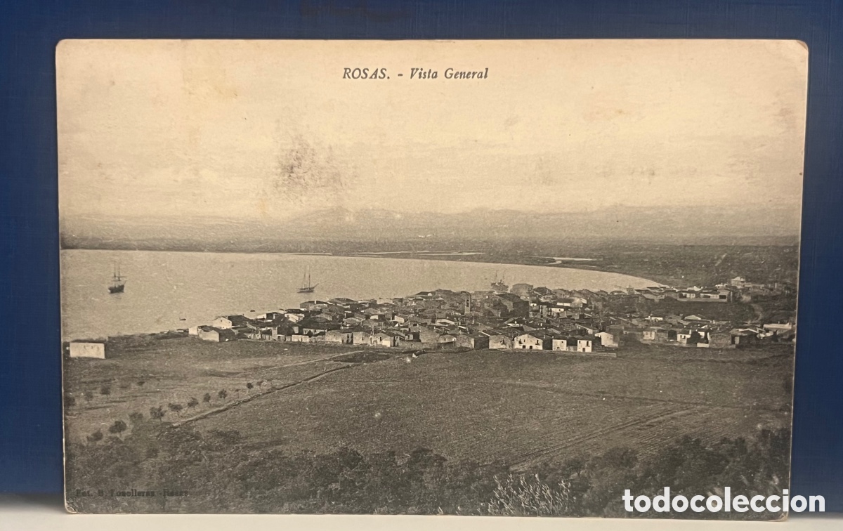Postais: POSTAL: ROSAS - VISTA GENERAL - CIRCULADA EN 1922