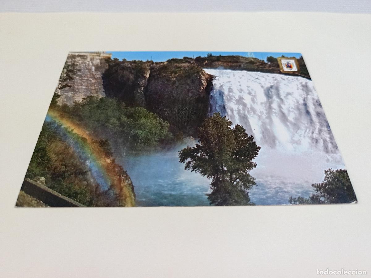 Postales: PALLARS JUSS&Agrave; - POSTAL LLAC SANT ANTONI - CASCADA AMB ARC IRIS