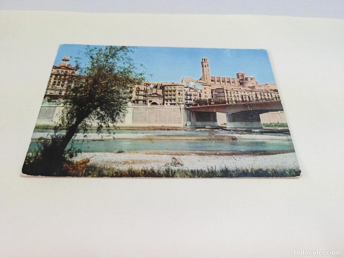 Postales: SEGRI&Agrave; - POSTAL LERIDA - PUENTE SOBRE EL R&Iacute;O SEGRE