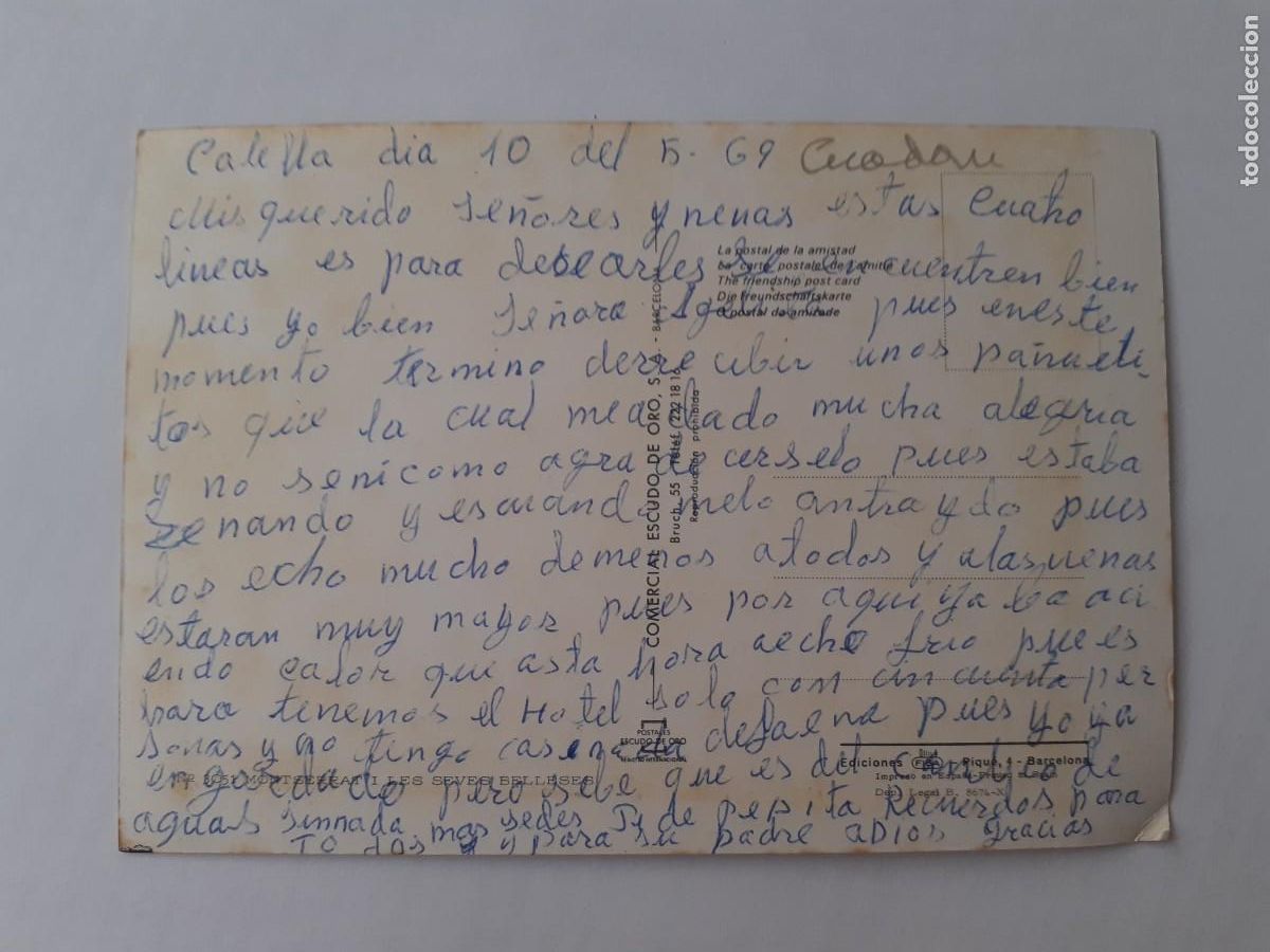 Postales: POSTAL - MONTSERRAT - ESCRITA - Foto 2