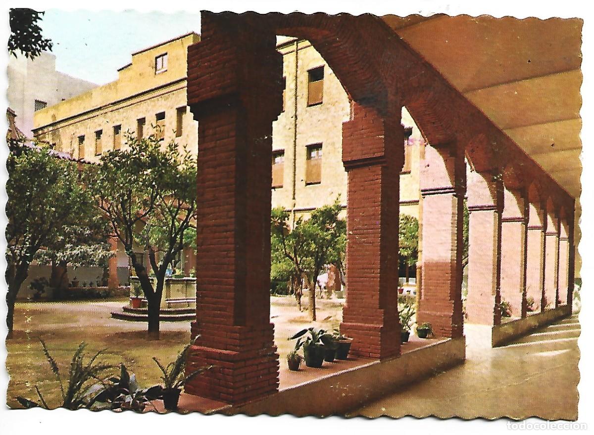 Cartes Postales: VISTA PARCIAL DEL CLAUSTRO Y PATIO DE LOS NARANJOS.- COLEGIO NTRA. SRA. DE ?? CALLE MALLORCA / BCN