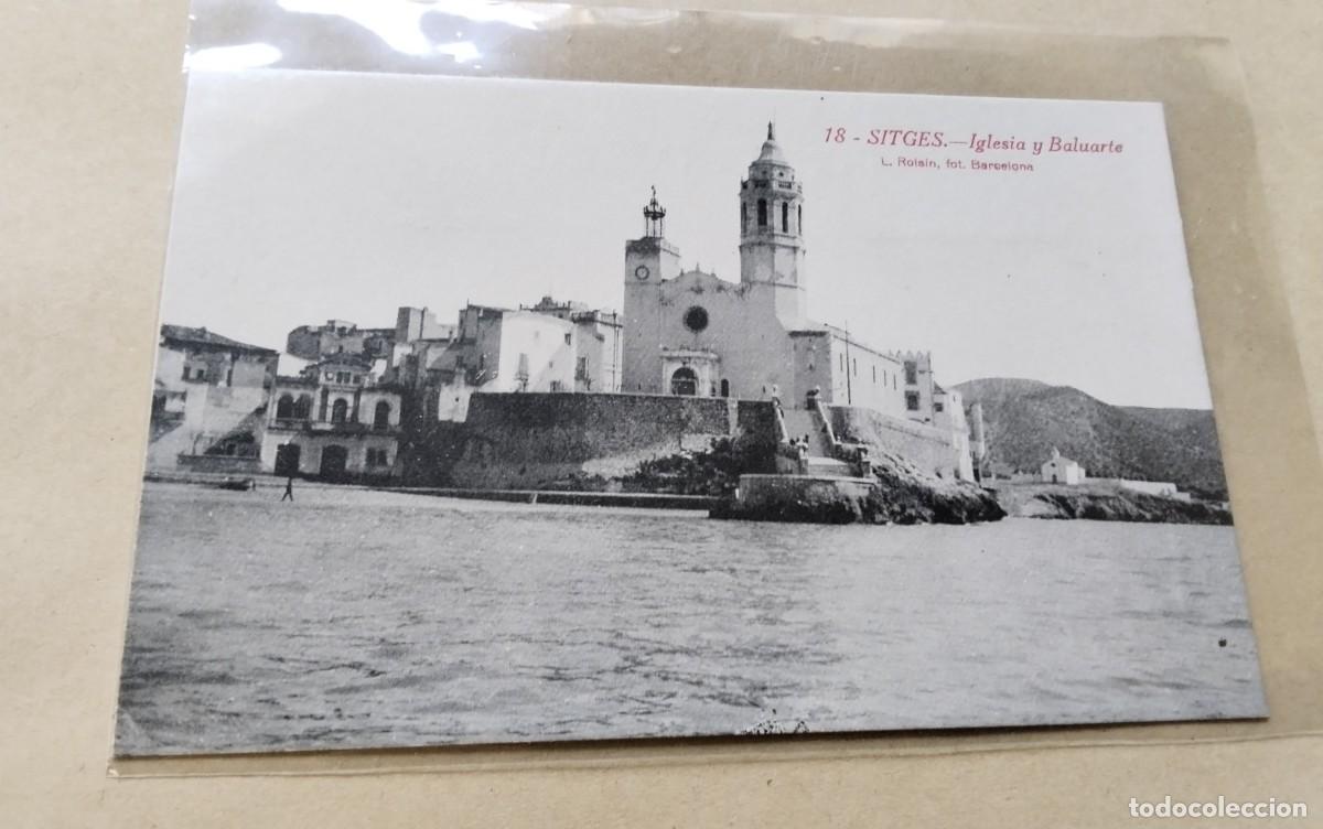 Postales: SITGES , POSTAL ANTIGUA , BLANCO Y NEGRO - Foto 2