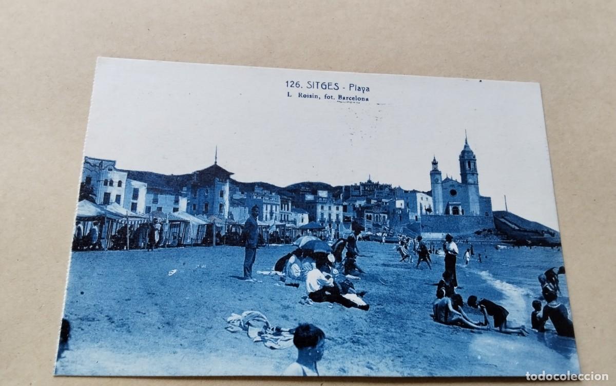 Postales: SITGES , POSTAL ANTIGUA , BLANCO Y NEGRO - Foto 2