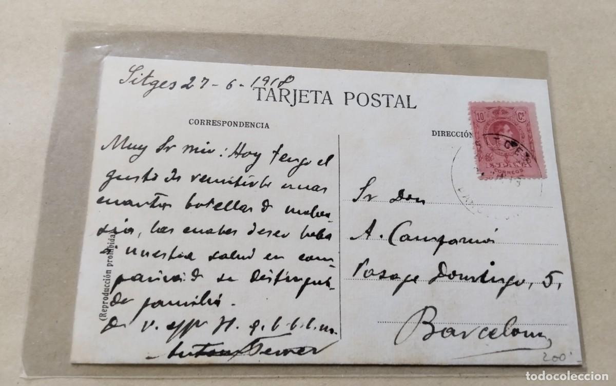 Postales: SITGES , POSTAL ANTIGUA , BLANCO Y NEGRO , - Foto 3