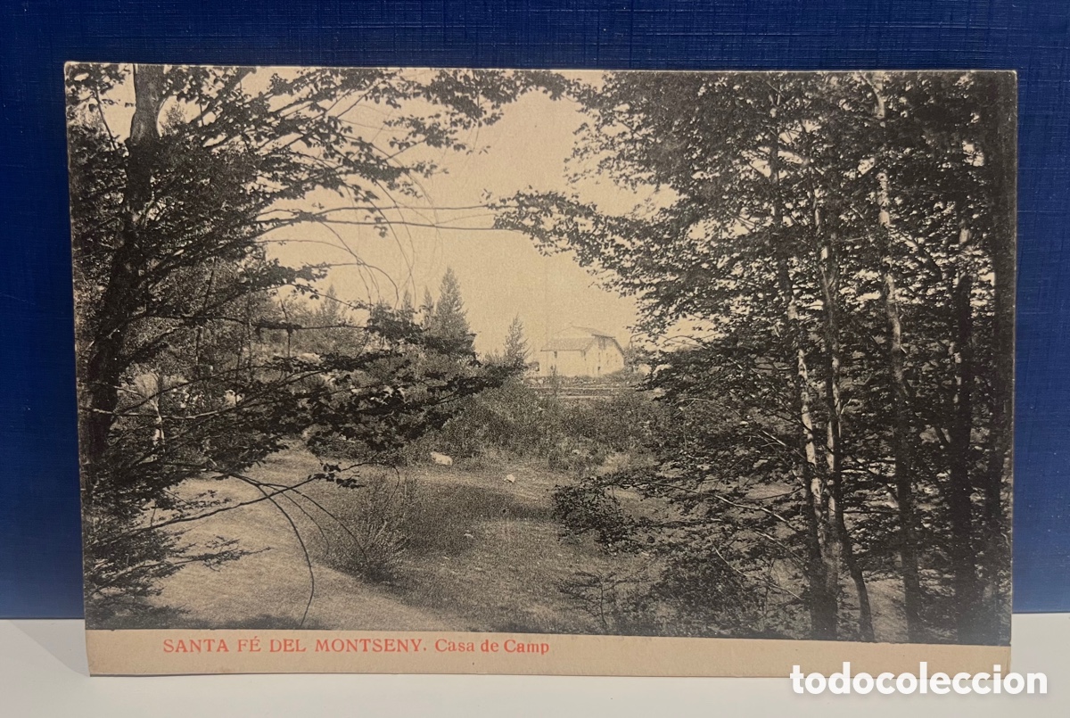 Postais: POSTAL: SANTA F&Eacute; DEL MONTSENY - CASA DE CAMP. Edici&oacute; Lluis Espa&ntilde;ol.