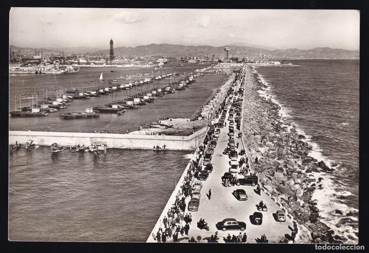 Postales: POSTAL BARCELONA - PASEO DEL ROMPEOLAS - Foto 1