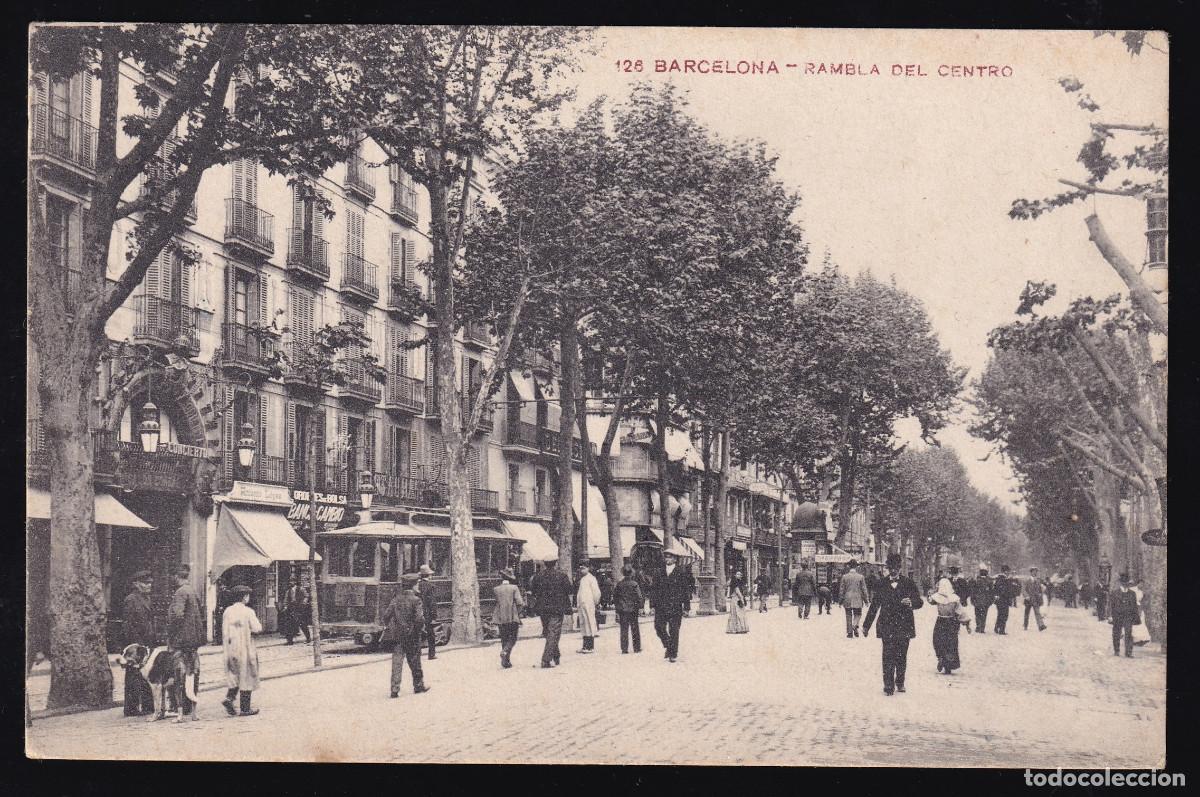 Postales: POSTAL BARCELONA - RAMBLA DEL CENTRO - Foto 1