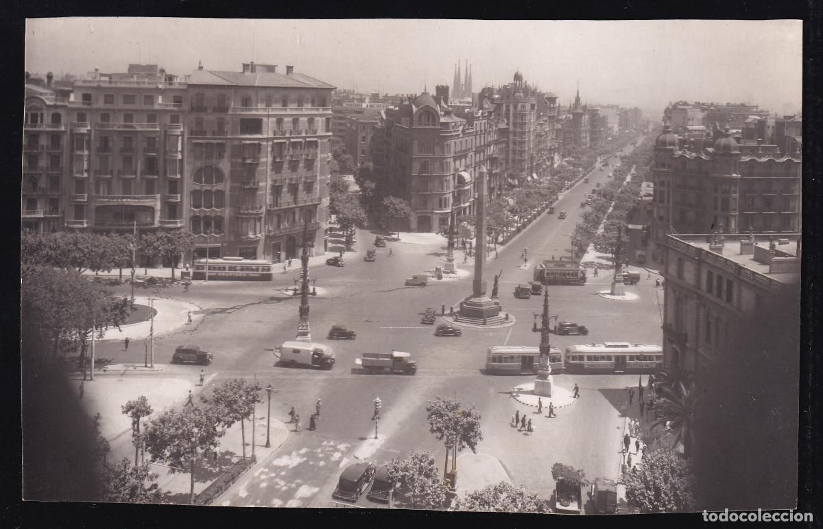 Postales: POSTAL BARCELONA - AVENIDA DEL GENERALISIMO - Foto 1