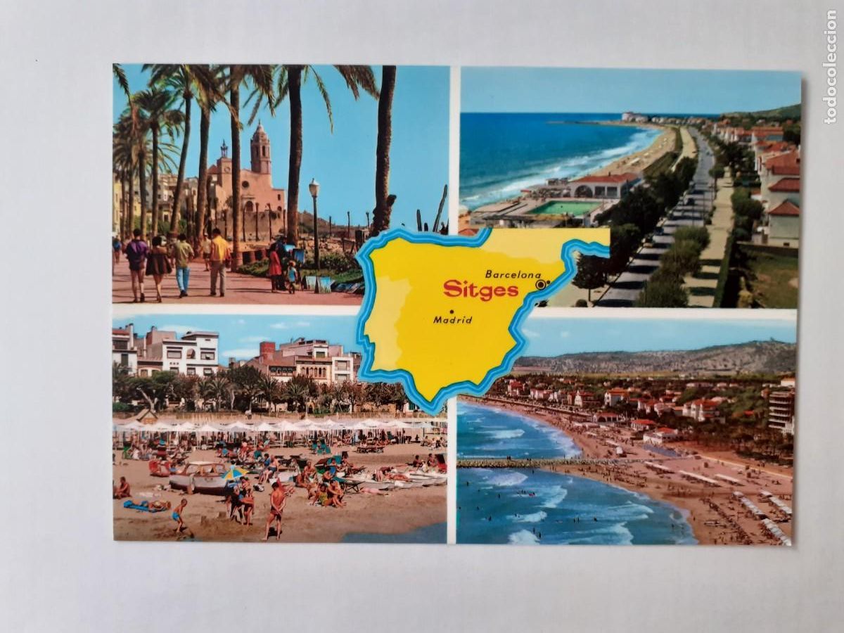Postales: POSTAL - SITGES PLAYA DE ORO - 122 - S/C - Foto 1