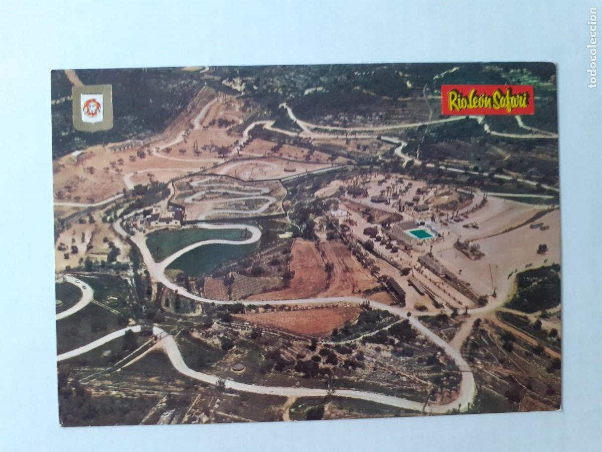 Postkarten: POSTAL - VISTA AEREA RIO LEON S.A. SAFARI PARK - S/C