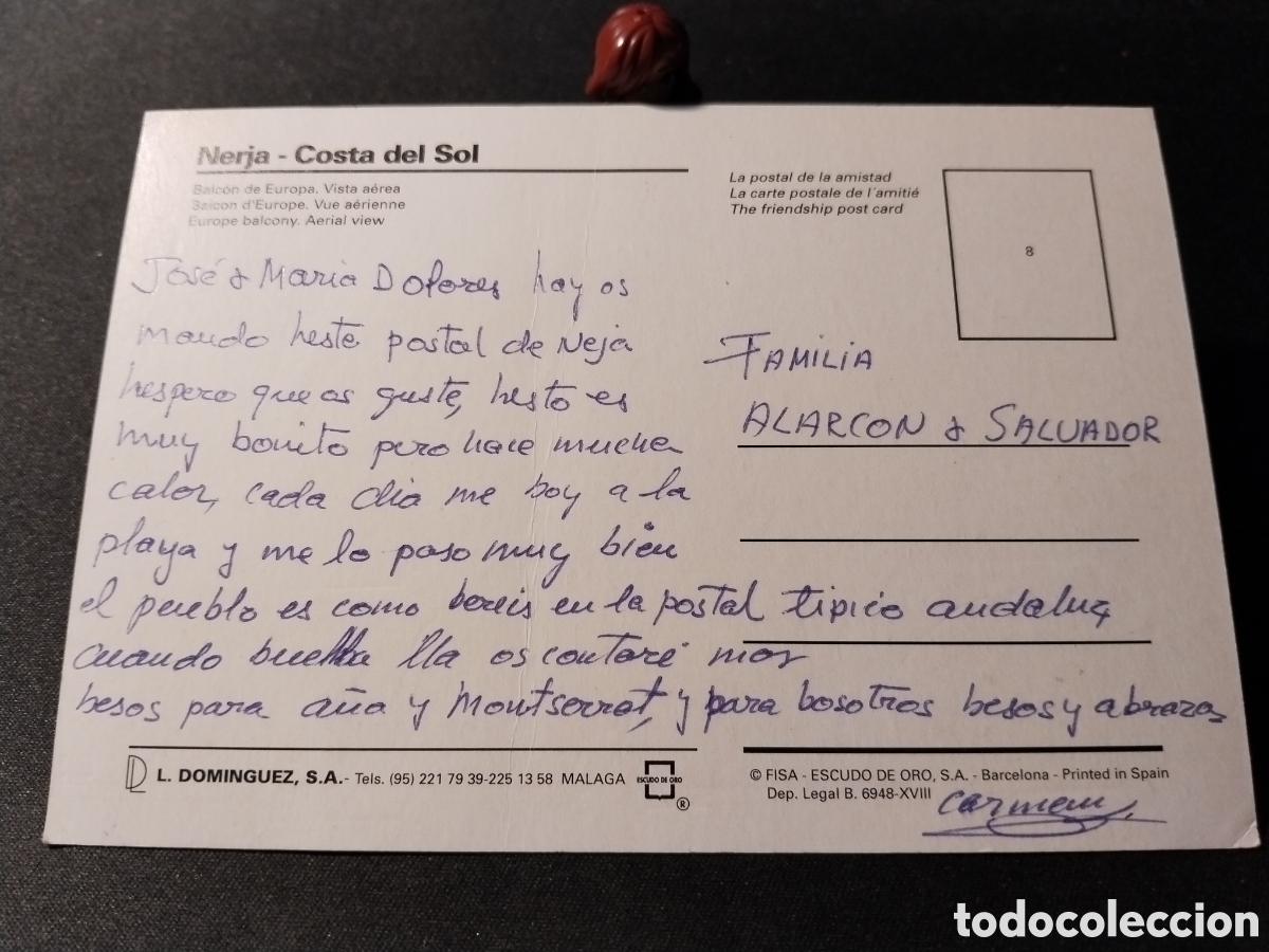 Postales: Postal de Nerja. Balc&oacute;n de Europa - Foto 2