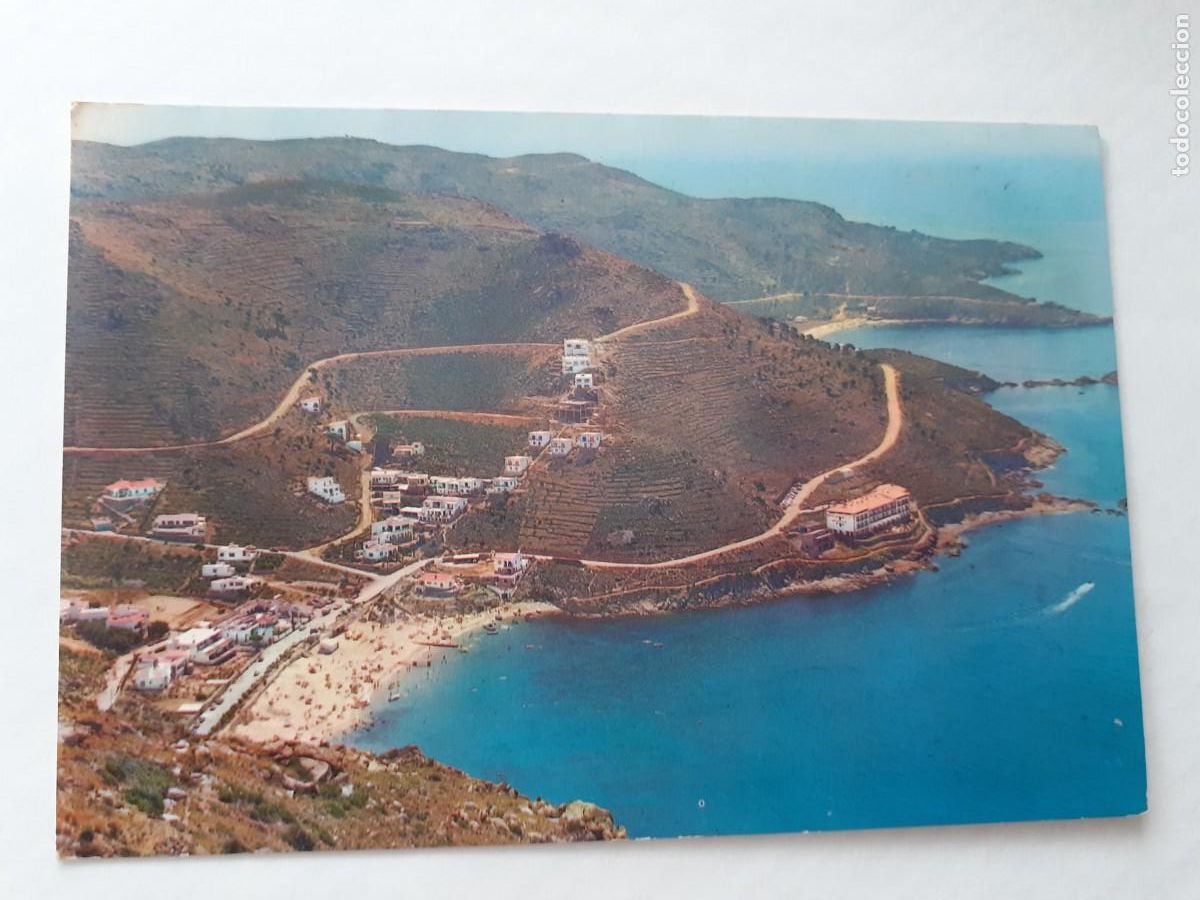 Postkarten: POSTAL - COSTA BRAVA ROSAS CANYELLES PETITES Y AL FONDO LA PLAYA LA ALMADRABA - ESCRITA