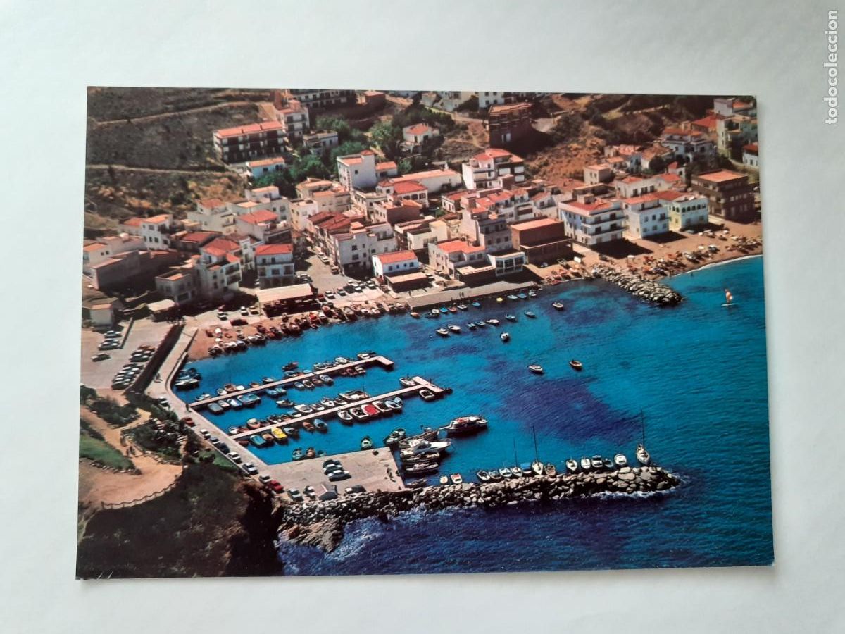 Cartes Postales: POSTAL - COSTA BRAVA LLANSA VISTA AEREA DEL PUERTO - GE 3604 - S/C