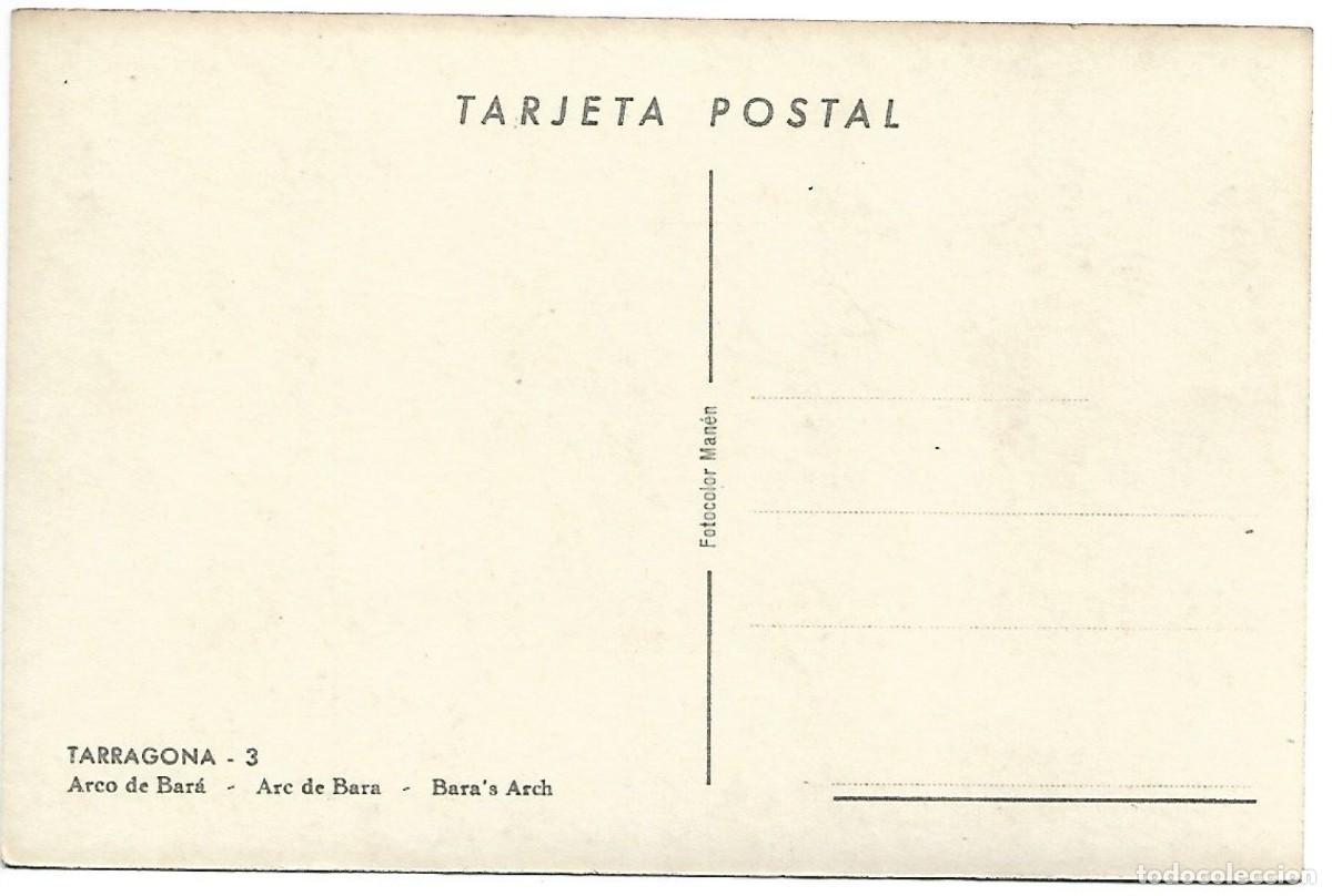 Postales: ARCO DE BARA - BARA&acute;S ARCH.- TARRAGONA - Foto 2
