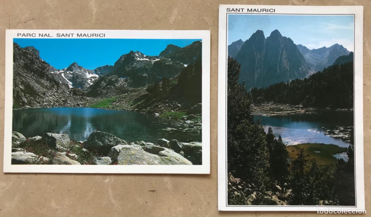 Postales: 2 Postales sin circular - A&ntilde;os 90 - PARQUE NACIONAL DE SANT MAURICI, ESPOT (L&Eacute;RIDA)