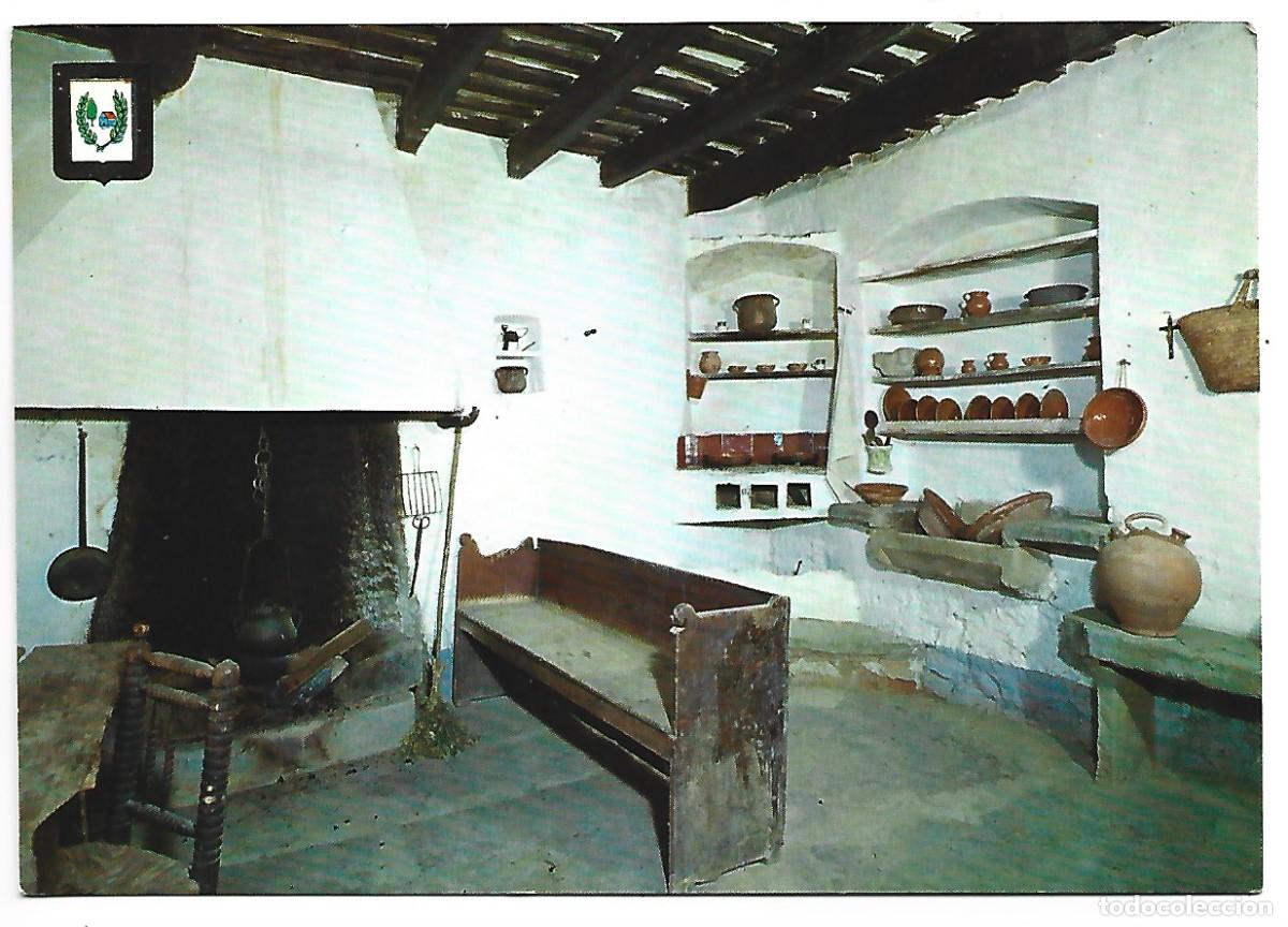 Cartes Postales: COCINA DE LA CASA DEL POETA VERDAGUER EN FOLGUEROLAS. MUSEO VERDAGUER, VIL.LA JOANA. VALLVIDRERA