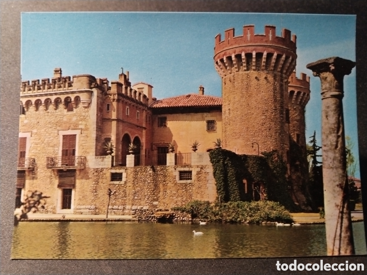 Postales: Postal del Castillo de Perelada. Gerona - Foto 1