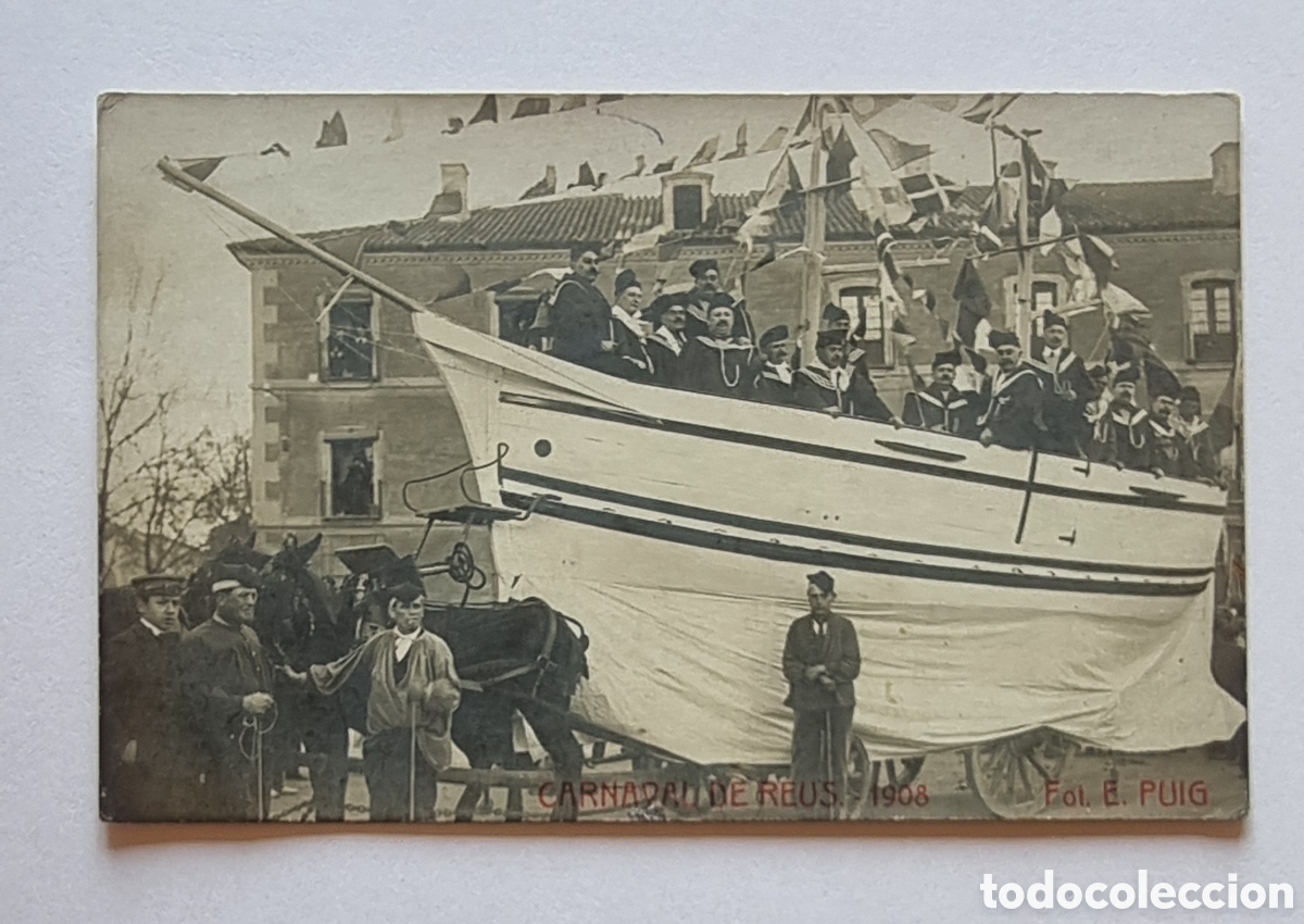 Postales: CARNAVAL DE REUS - 1908 Fot. E. PUIG - Foto 1