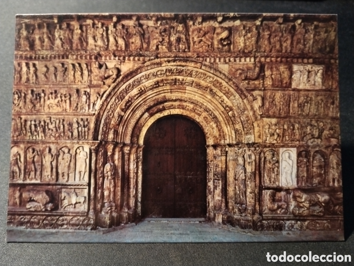 Postales: Postal de Ripoll. Portada del Monasterio - Foto 1