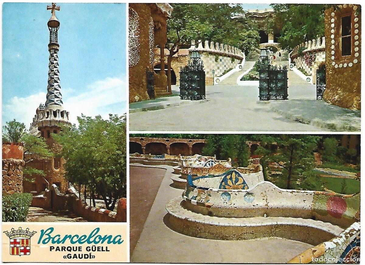 Postales: PARQUE GUELL (GAUDI).- BARCELONA - Foto 1