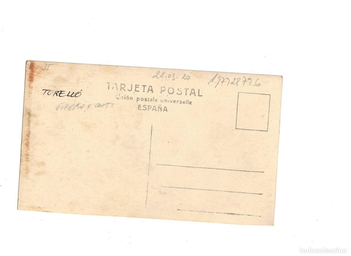 Postales: torell&oacute;. colonia fabra y coats - Foto 2