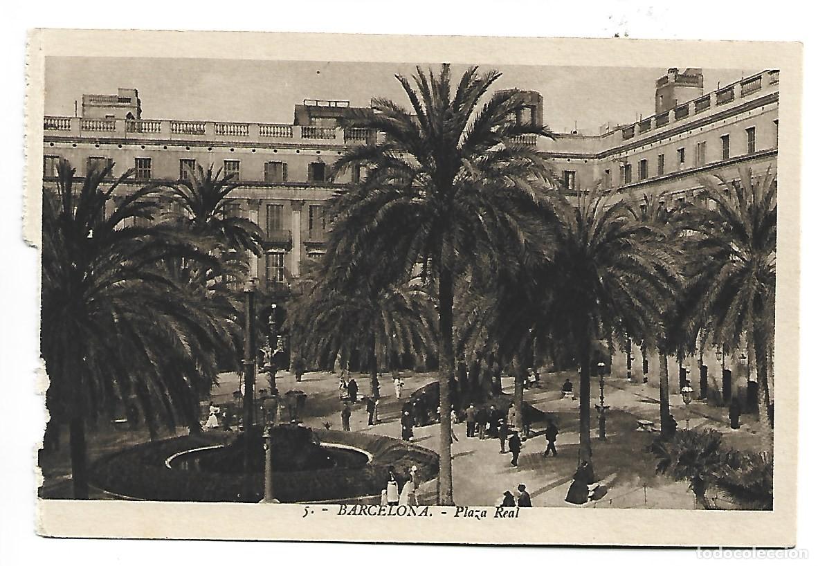 Postales: PLAZA REAL.- BARCELONA - Foto 1