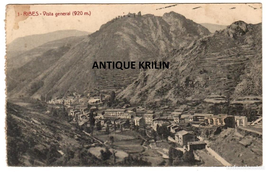 Postales: RIBES N&ordm; 1 VISTA GENERAL / CIRCULADA - Foto 1