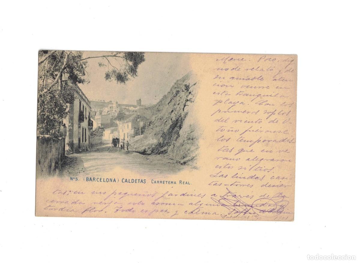 Postales: CALDETAS. 5 CARRETERA REAL - Foto 1