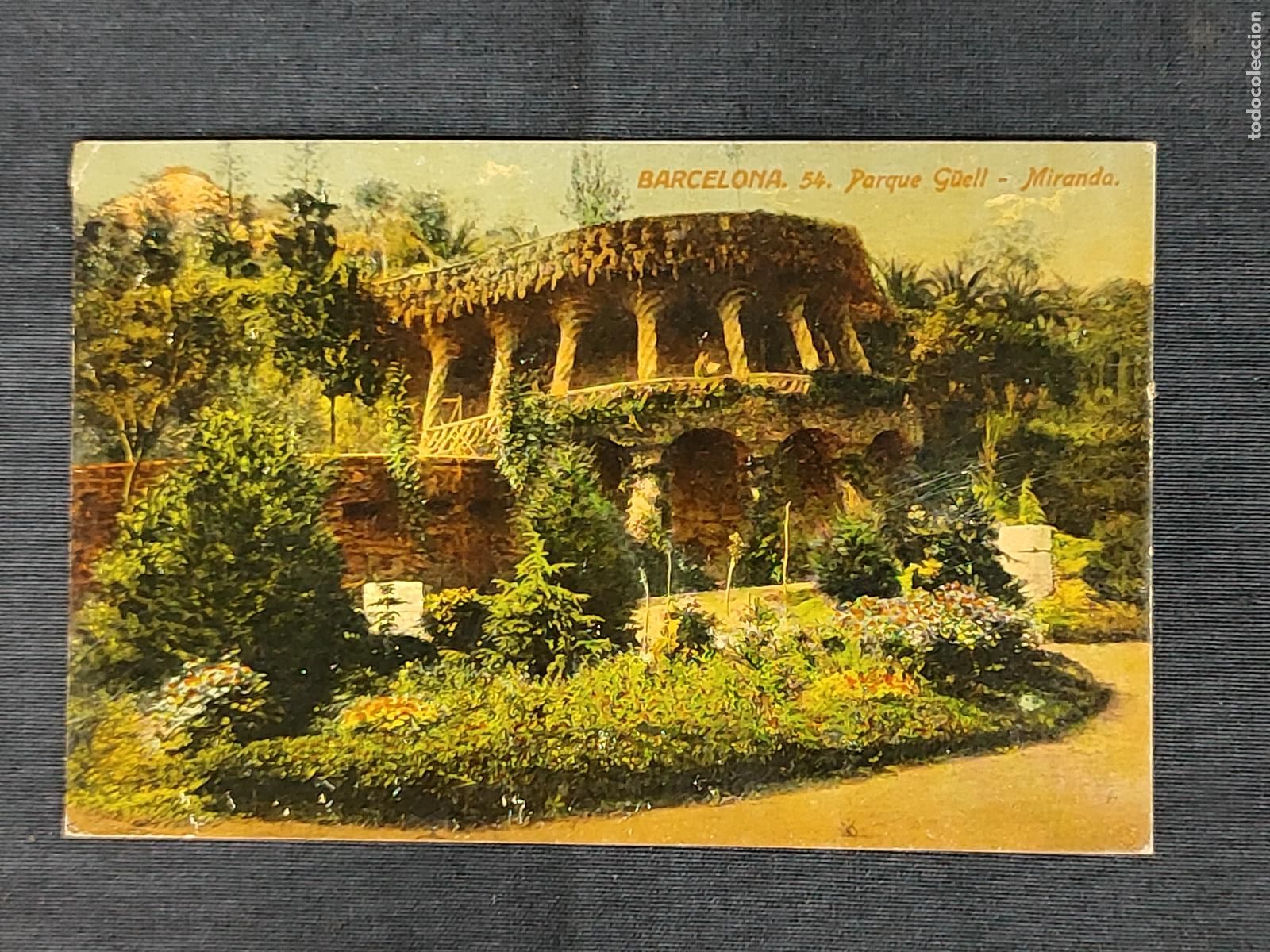 Postales: POSTAL - BARCELONA - PARQUE G&Uuml;ELL - MIRANDA - Foto 1