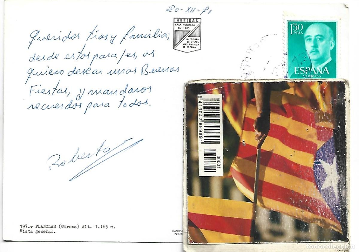 Postales: VISTA GENERAL - GENERAL VIEW.- PLANOLAS / GIRONA - Foto 2