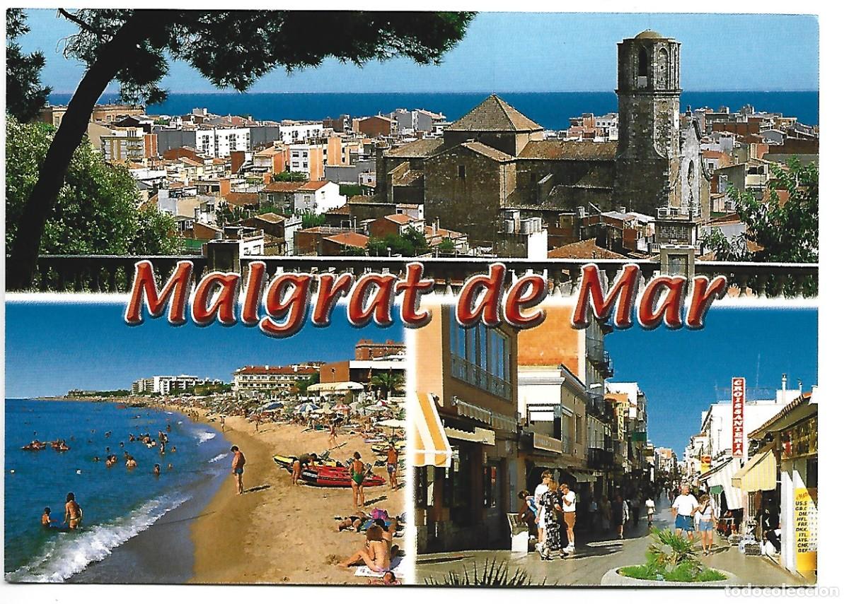 Postales: DIVERSOS ASPECTES.- MALGRAT DE MAR / BARCELONA - Foto 1