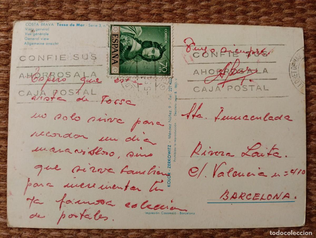 Postales: TOSSA DE MAR - GERONA - ED. ZERKOWITZ - Foto 2