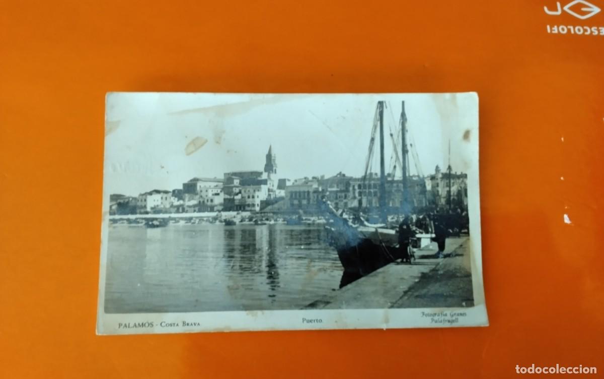 Postales: PALAMOS , POSTAL ANTIGUA , BLANCO Y NEGRO - Foto 2