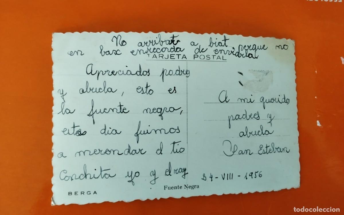 Postales: BERGA , POSTAL ANTIGUA , BLANCO Y NEGRO - Foto 3