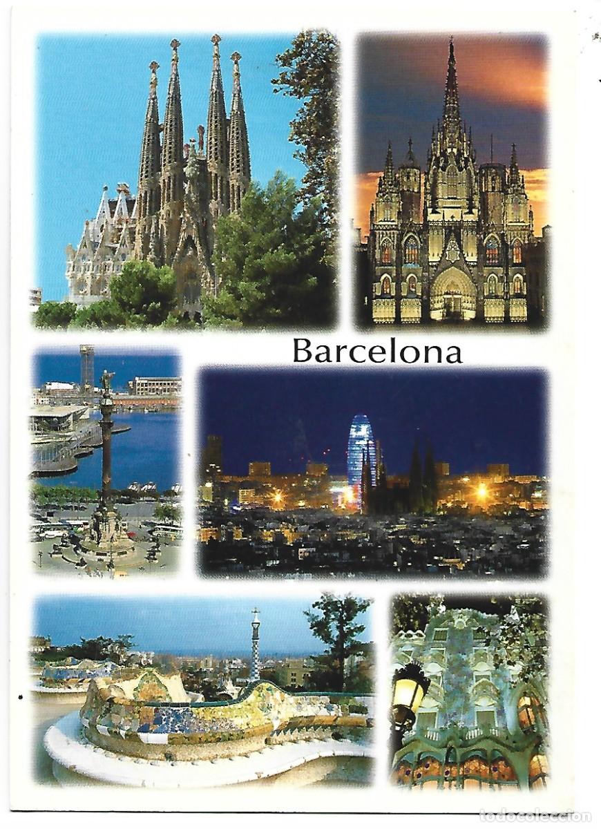 Postales: MULTIVISTAS DE BARCELONA - Foto 1