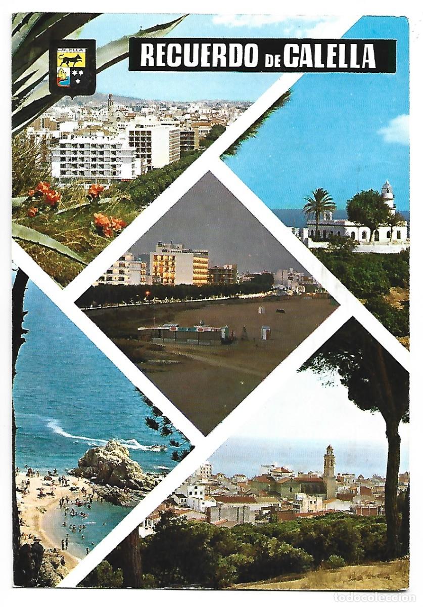 Postales: RECUERDO DE CALELLA / BARCELONA - Foto 1