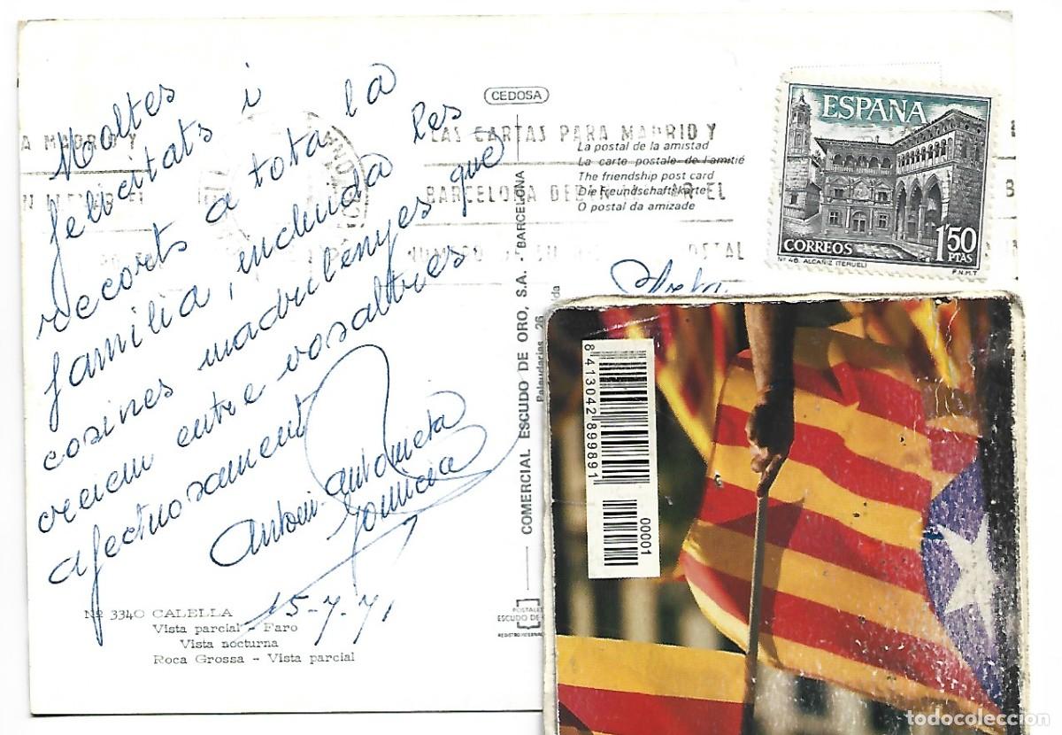 Postales: RECUERDO DE CALELLA / BARCELONA - Foto 2