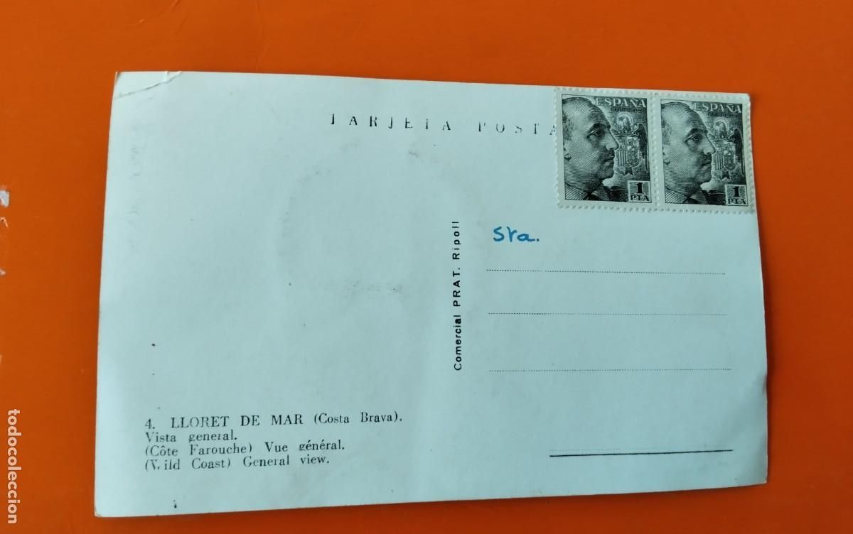 Postales: LLORET DE MAR , POSTAL ANTIGUA , BLANCO Y NEGRO - Foto 3