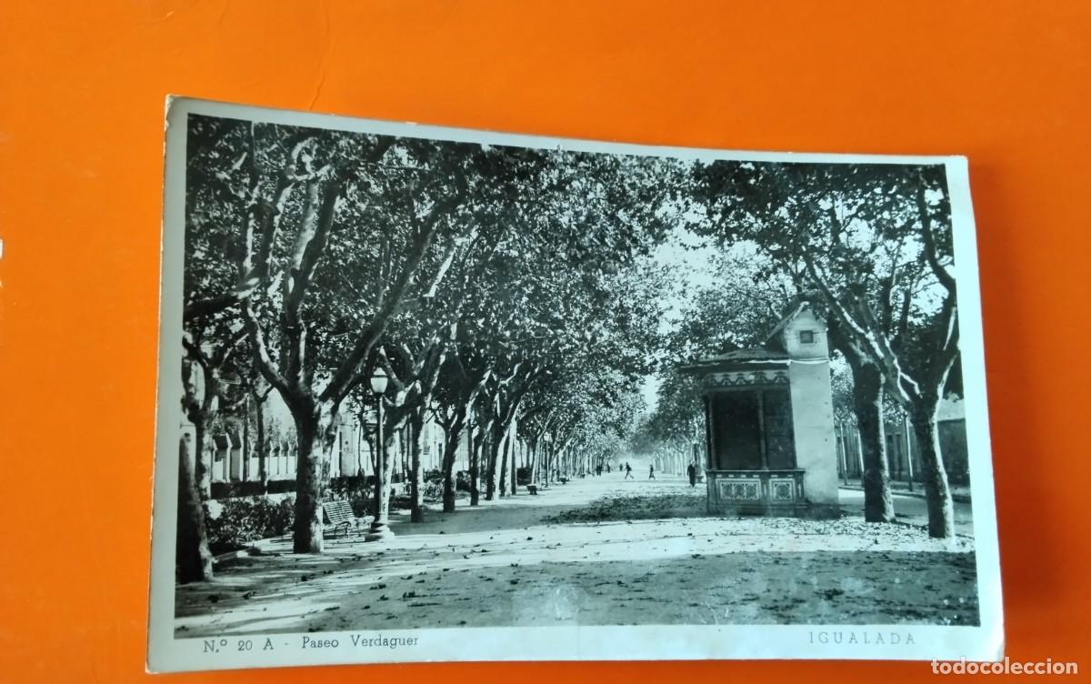 Postales: IGUALADA , POSTAL ANTIGUA , BLANCO Y NEGRO - Foto 1