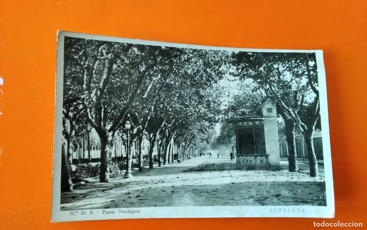Postales: IGUALADA , POSTAL ANTIGUA , BLANCO Y NEGRO - Foto 2